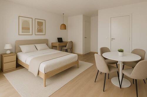 ChatGPT Image Nov 20, 2025, 02_02_03 PM - Renovierte Wohnung in ruhiger Lage mit Balkon 1-Zimmer-Wohnung mit TG-Stellplatz