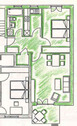 Grundriss - Etagenwohnung mit 58,00 m² in Straubing zur Miete