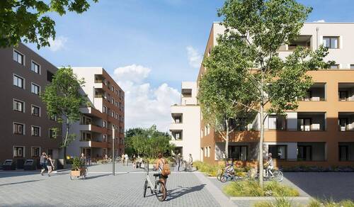Quartiersplatz Simonsveedel - Etagenwohnung mit 76,90 m² in Köln-Weidenpesch zum Kaufen