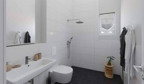 Ein weiteres Bad mit bodengleicher Dusche - 