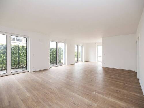 Wohn- und Esszimmer - Provisionsfrei für Sie - 3-Zimmer-Erdgeschosswohnung im Herzen von Melle zu vermieten!