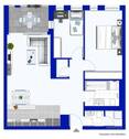 Grundriss möbiliert - 