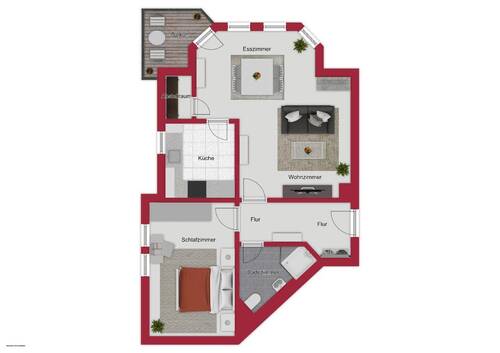 Wohnung - 