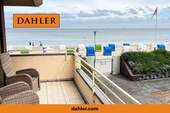 Großer Balkon mit Meerblick - 3 Zimmer Etagenwohnung in Wyk auf Föhr