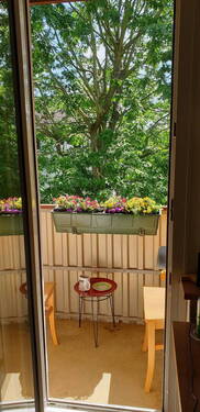 Ost-Loggia an Küche - 3 Zimmer Etagenwohnung in Bremen