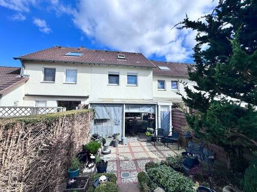 Garten mit Terrasse - 3 Zimmer Reihenmittelhaus zum Kaufen in Flensburg