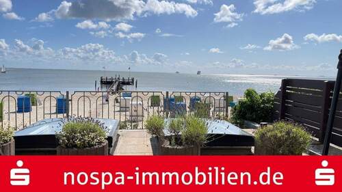 Meerblick - Ihr Fensterplatz am Meer: Die Nordsee und der Strand direkt vor der Tür!