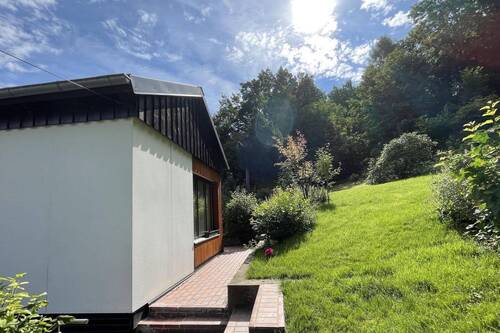 Garten zum Wald - 5 Zimmer Einfamilienhaus in Goldkronach