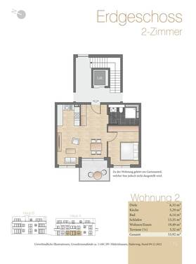 Wohnung 2 - Etagenwohnung mit 53,90 m² in Hildrizhausen zum Kaufen