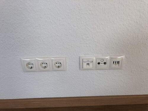 Alle Zimmern haben Multimedia Anschluss-Dosen - 