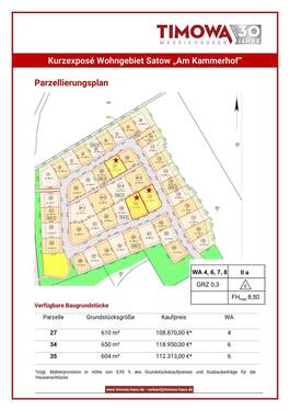Verfügbare Grundstücke - Bungalow mit 126,00 m² in Satow zum Kaufen