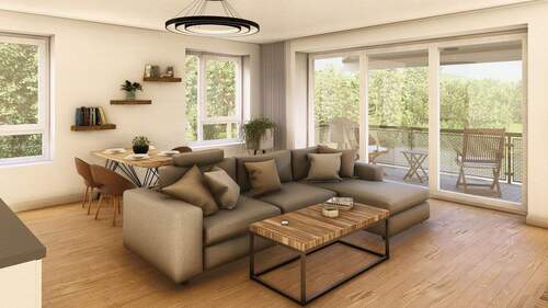 Visualisierung Nr. 6/13 - Etagenwohnung mit 99,10 m&sup2; in Titisee-Neustadt zum Kaufen