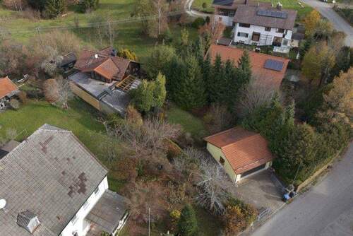 Luftbild IV (mit Garagengebäude) - Einfamilienhaus mit 120,00 m&sup2; in Wessobrunn-Haid zum Kaufen