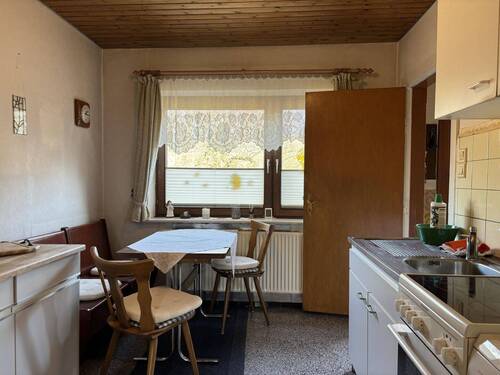 Blick in die Küche - 