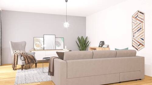 Das Wohnzimmer wird zum Mittelpunkt Ihres Familien - 4 Zimmer Etagenwohnung in Bad Honnef-Rhöndorf