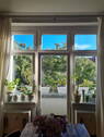 Blick zum Balkon - 