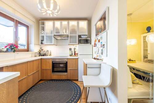 Blick in die Küche - 