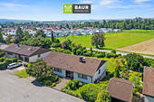 Luftaufnahme - 7 Zimmer Einfamilienhaus zum Kaufen in Baindt