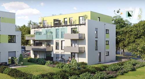 Moderne Eigentumswohnung mit sonnigem Balkon - 