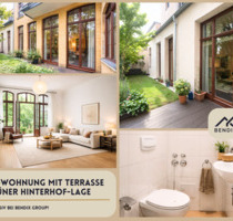 EXKLUSIV: 3-Zimmer-Wohnung im Innenhof mit Terrasse ins Grüne I Zentrale Lage in Leipzig Zentrum-Süd