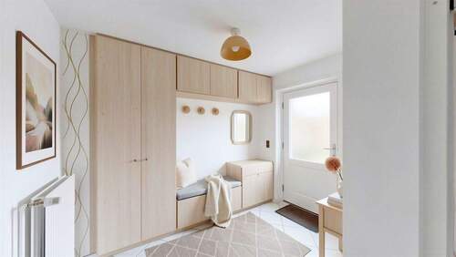 Eingang - virtuell gestaged - 