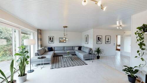 Wohnzimmer - virtuell gestaged - 