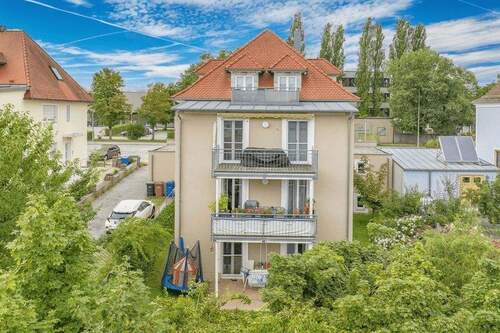 Ansicht von Süden - 4 Zimmer Etagenwohnung in Passau - Haidenhof Süd