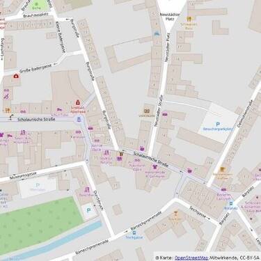 Mikro-Ansicht - Gewerbeobjekt (Büro, Produktion, Verkauf) in Köthen zur Miete