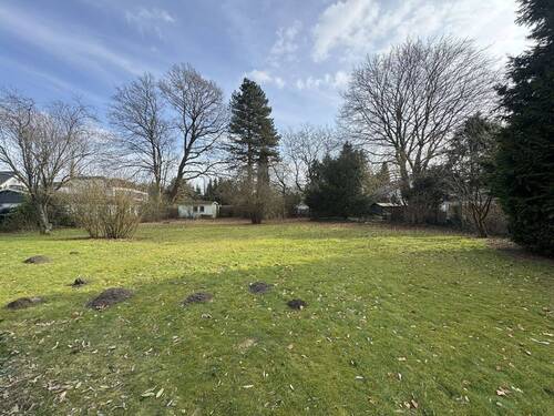 Blick von Grundstück Nr. 4b zu den Grundstücken Nr. 4a und 4c - Grundstück in Hamburg / Poppenbüttel zum Kaufen