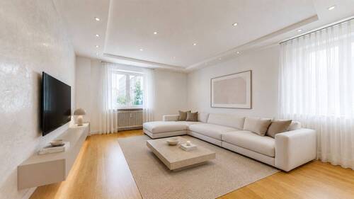 Visualisierung - Komfortable Fünf-Zimmer-Wohnung mit Balkon und Garten in bester Westendlage