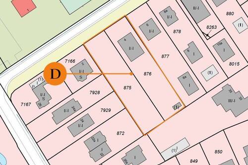 Auszug aus der Flurkarte - Grundstück in Hamburg / Poppenbüttel