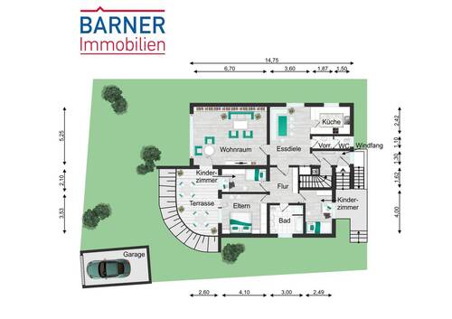 PLan Erdgeschoss - Einfamilienhaus mit 215,00 m&sup2; in Überlingen zum Kaufen
