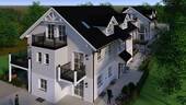 Fassade - MGF-Group: 4-Zimmer-Erdgeschosswohnung mit Terrasse und eigenem Garten - WHG 01.