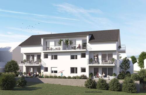 Außenansicht - 4 Zimmer Etagenwohnung zum Kaufen in Jettingen