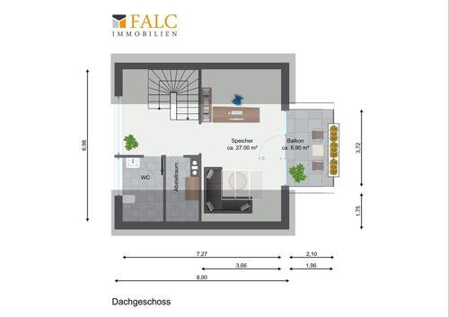Dachgeschoss - 