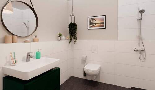 Das Badezimmer - 3 Zimmer Etagenwohnung zum Kaufen in Hasloh