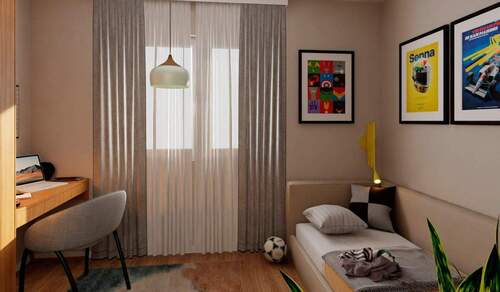 Ein schönes, helles Kinderzimmer - 