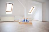 Wohnbereich - Etagenwohnung mit 52,00 m&sup2; in Köthen (Anhalt) zur Miete
