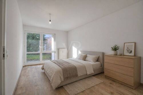 Schlafzimmer- mögliche Möblierung - 