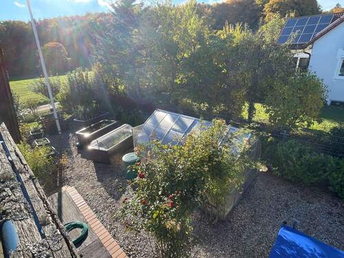 Hochbeete und Gewächshaus - 