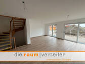Muster Wohnzimmer - Doppelhaushälfte mit 112,00 m² in Bruckmühl zum Kaufen