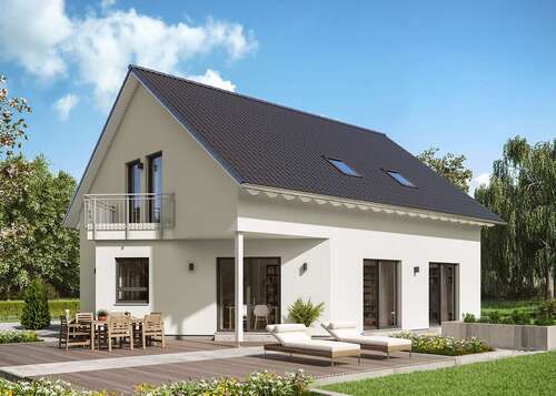 Hausansicht - Einfamilienhaus mit 186,00 m&sup2; in Neukieritzsch zum Kaufen