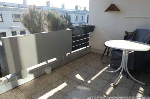 Viel Platz auf dem Balkon - 