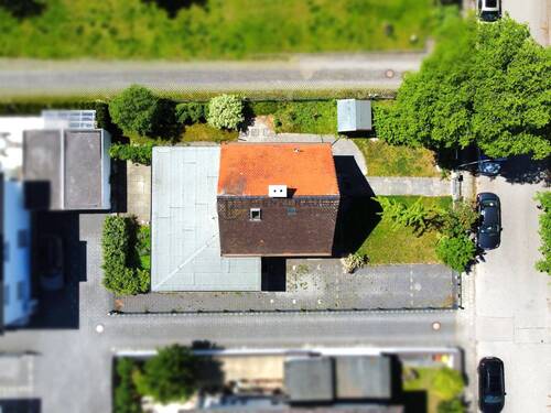 Vogelperspektive - Grundstück in Haar
