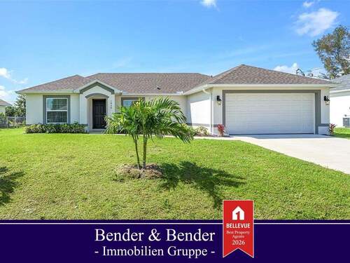 Bild 1 - Stilvolles Einfamilienhaus in direkter Wasserlage - Moderner Wohnkomfort und entspannte Atmosphäre in Cape Coral!