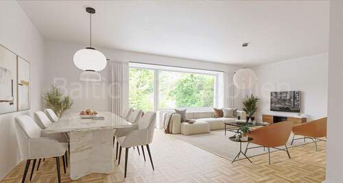 Muster-Wohnzimmer - Frisch in der Sanierung befindliches Einfamilienhaus mit großem Grundstück!