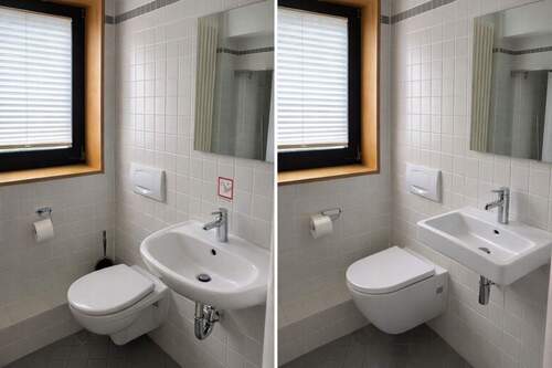 links Original, rechts Ki-Foto - 