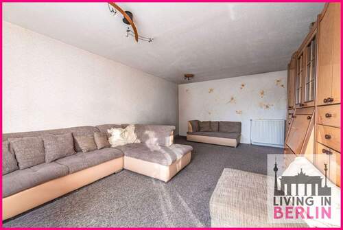 Wohnzimmer - Etagenwohnung mit 100,10 m&sup2; in Berlin zum Kaufen