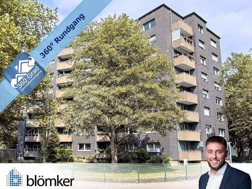 Vorderansicht - Blömker! Modernisierte 2,5-Zimmer Wohnung mit Balkon im 1. OG in GE-ScholvenGLA-Zweckel!