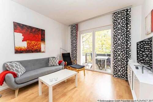 Wohnzimmer - 3 Zimmer Etagenwohnung zum Kaufen in Berlin